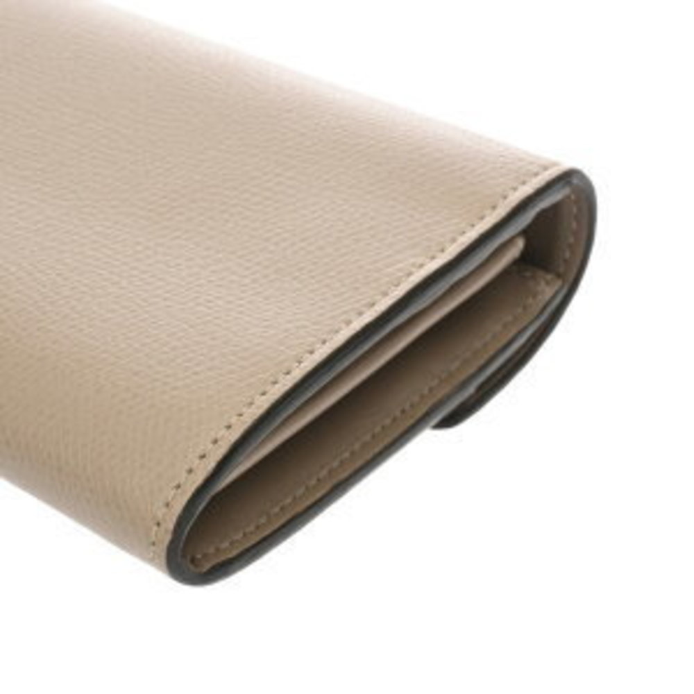 Fendi Long Wallet Greige Calf Leather - Picture 7 of 10